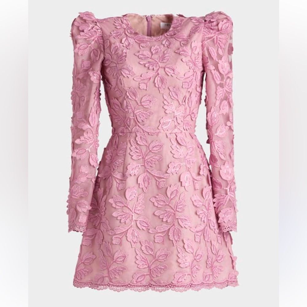 HELSI Christy Appliqué Long Sleeve Minidress - Picture 5 of 5